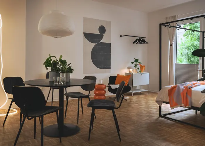 Nooqa - 'exklusives Design - Parkplatz, Balkon, Nespresso - 6 Personen - 85qm Apartman *