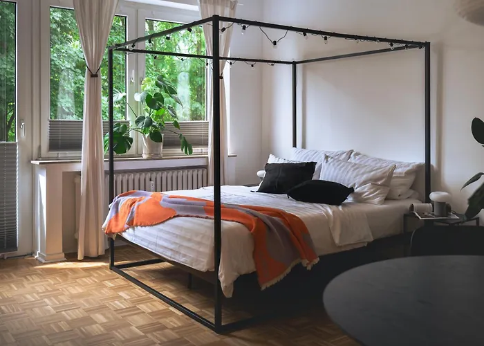 Nooqa - 'exklusives Design - Parkplatz, Balkon, Nespresso - 6 Personen - 85qm Apartman Duisburg