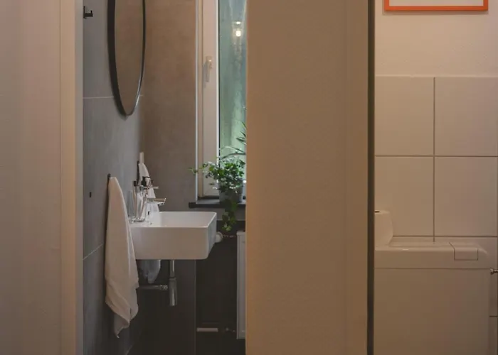 Lejlighed Nooqa - 'exklusives Design - Parkplatz, Balkon, Nespresso - 6 Personen - 85qm Duisburg