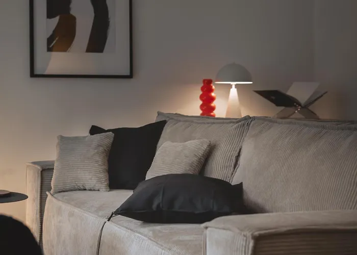 Nooqa - 'exklusives Design - Parkplatz, Balkon, Nespresso - 6 Personen - 85qm Apartman Duisburg